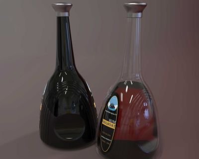 “Noble” spirit bottle